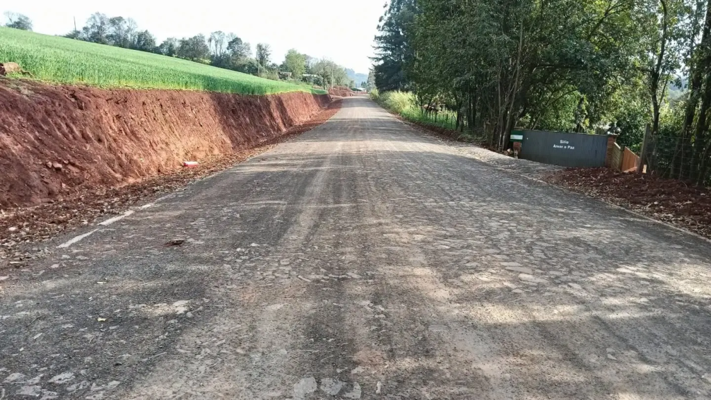 Guaíra - 97.7 - Santa Rosa - RS — Obra no Rincão Santo Cristo prevê investimento superior a R$ 2,4 milhões e conclusão em março de 2027. Fonte: Jornal Noroeste