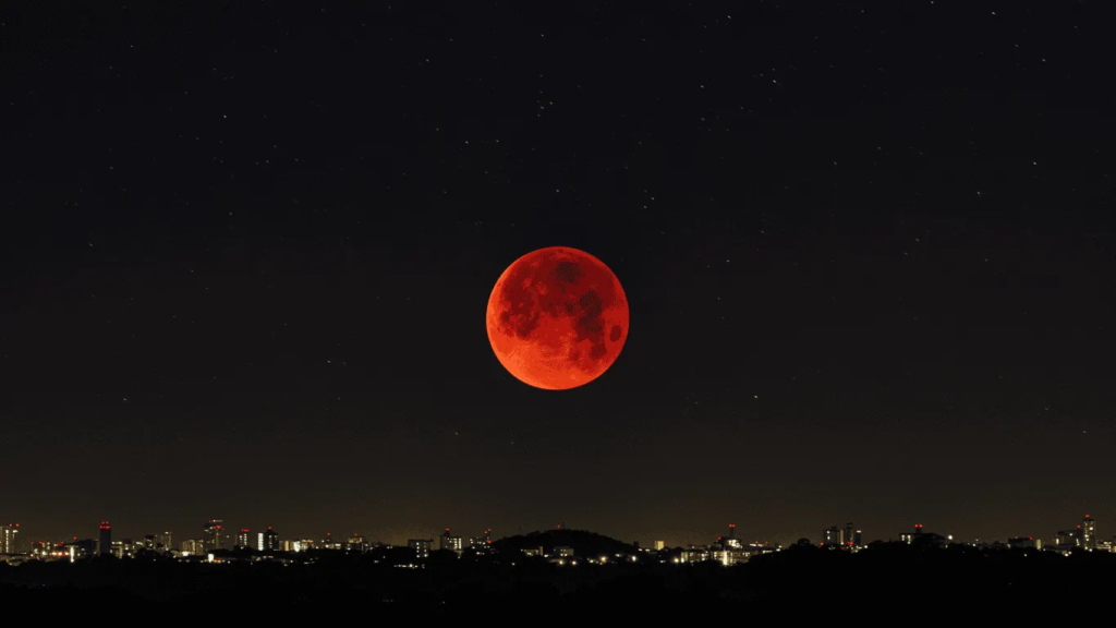 Guaíra - 97.7 - Santa Rosa - RS — Fenômeno ocorrerá entre a noite desta quinta-feira e a madrugada de sexta, com 96,2% da Lua encoberta pela sombra da Terra. Fonte: Jornal Noroeste
